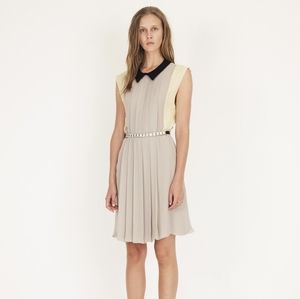 L'Agence NWOT silk color block dress